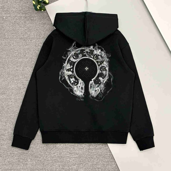 Chrome Hearts Black Hoodie Jacket - Picture 2 of 8